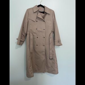 London fog trench coat beige
